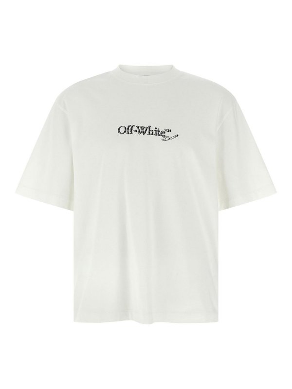 OFF-WHITE: t-shirts - Scribble Arrow Skate T-Shirt