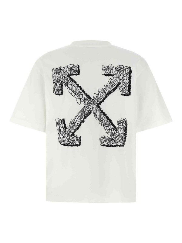 OFF-WHITE: t-shirts online - Scribble Arrow Skate T-Shirt