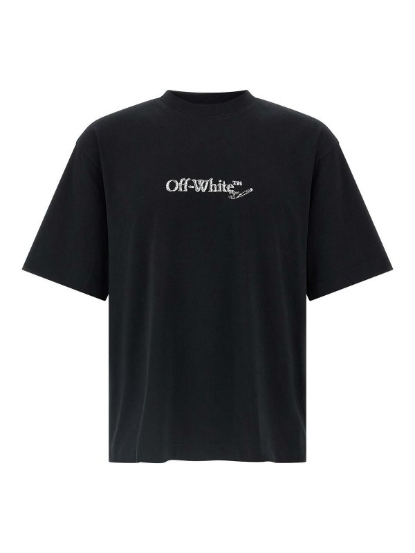 OFF-WHITE: T-shirts - T-Shirt - Weiß