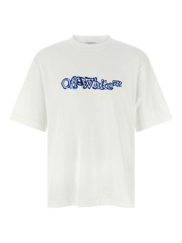 OFF-WHITE: T-shirts - T-Shirt - Blanc