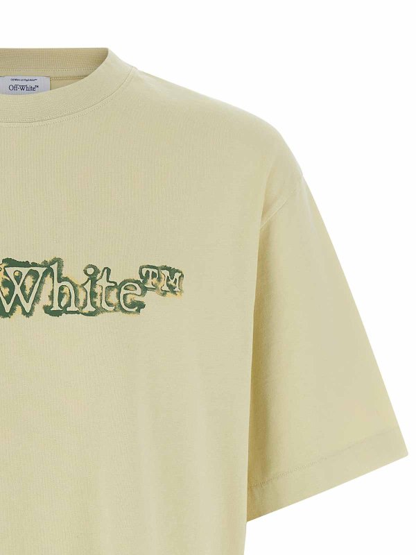 The Best Shops OFF-WHITE: T-shirts - T-Shirt - Beige