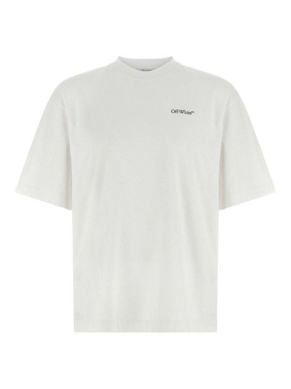 OFF-WHITE: T-shirts - T-Shirt - Noir