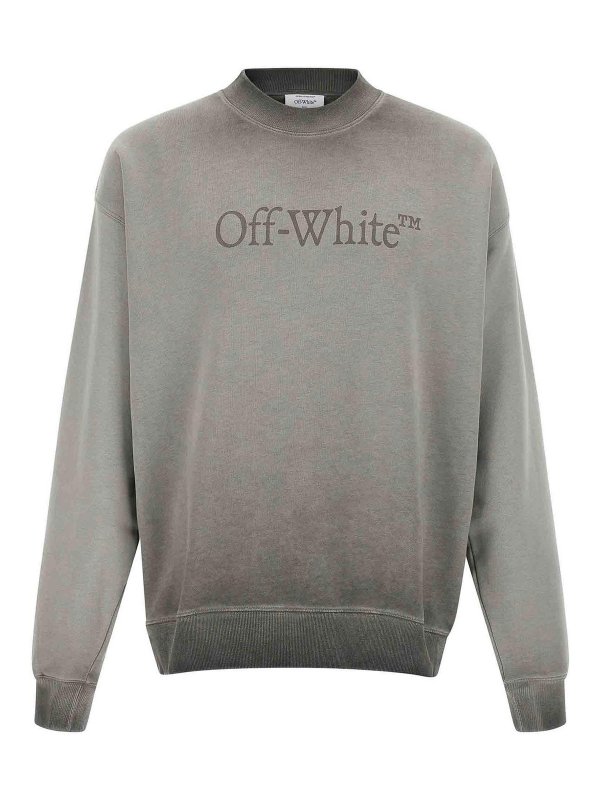 OFF-WHITE: Sweatshirts und Pullover - Sweatshirt - Grau