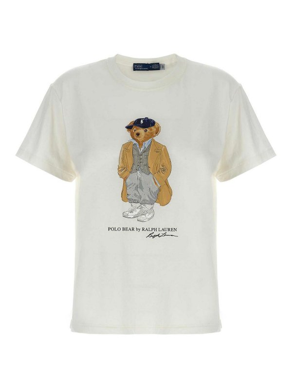 POLO RALPH LAUREN: T-shirts - T-Shirt - Weiß