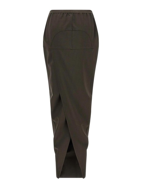 RICK OWENS: Knee length skirts & Midi online - Soft Pillar Long Skirt