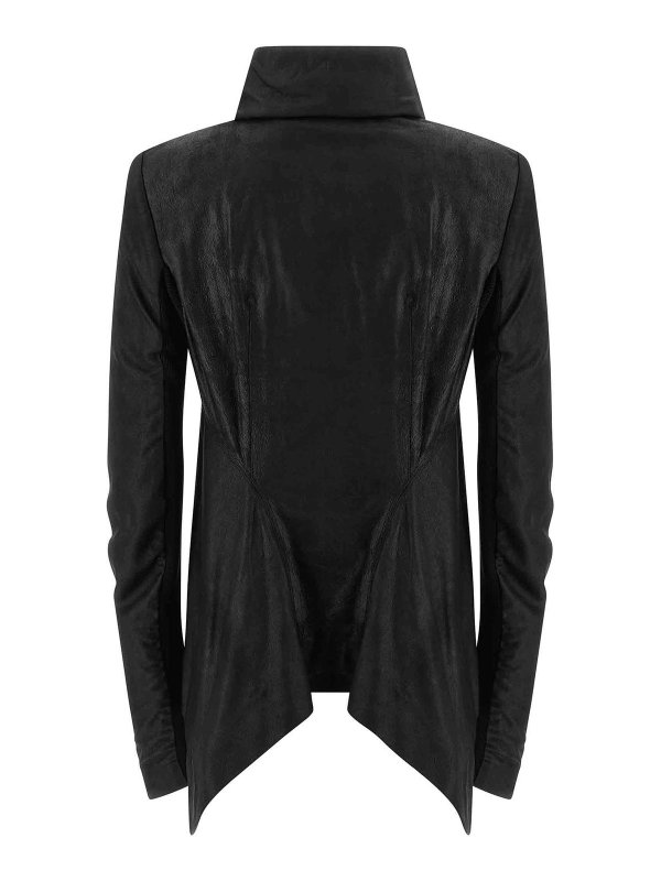 RICK OWENS: casual jackets online - Zipped Naska Biker Jacket