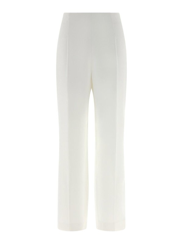 ALBERTA FERRETTI: Pantalons casual - Pantalons Décontractés - Blanc