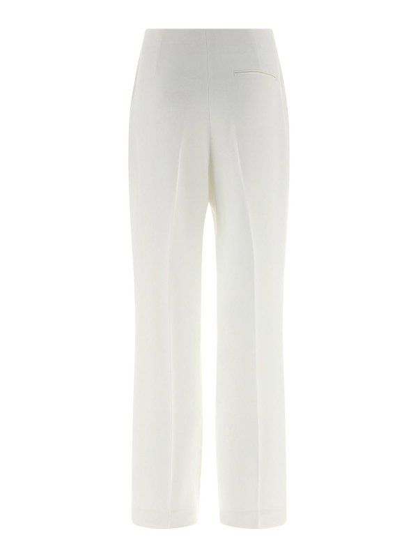 ALBERTA FERRETTI: Pantalons casual online - Pantalons Décontractés - Blanc