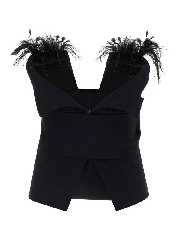 ALBERTA FERRETTI: Tops & Tank tops online - Feather Top