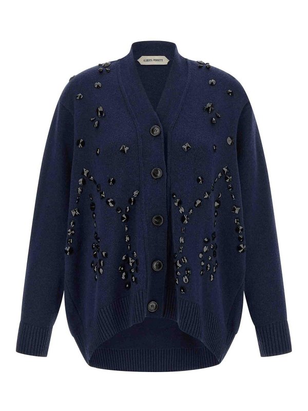 ALBERTA FERRETTI: cardigans - Embroidery Cardigan