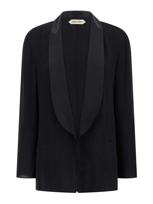 ALBERTA FERRETTI: blazers - Georgette Blazer