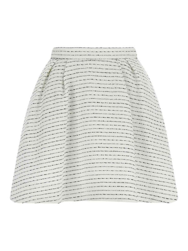 ALESSANDRA RICH: Knee length skirts & Midi - Tweed Skirt