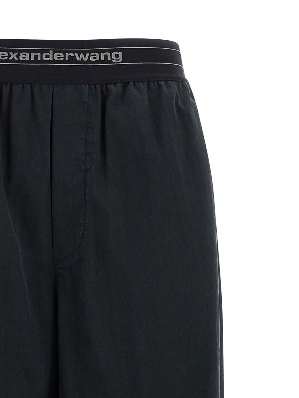 The Best Shops ALEXANDER WANG: pantaloni casual - Pantaloni elastici del logo