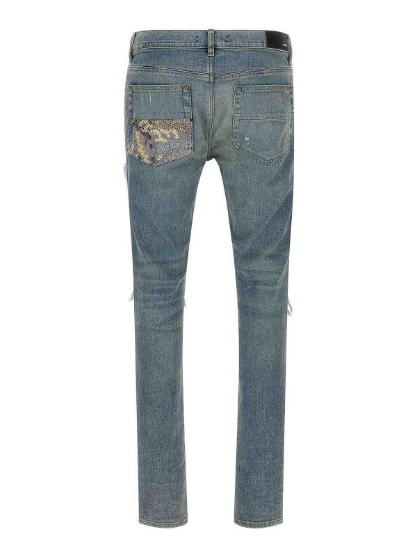 AMIRI: bootcut jeans online - Crane Mx1 Jeans