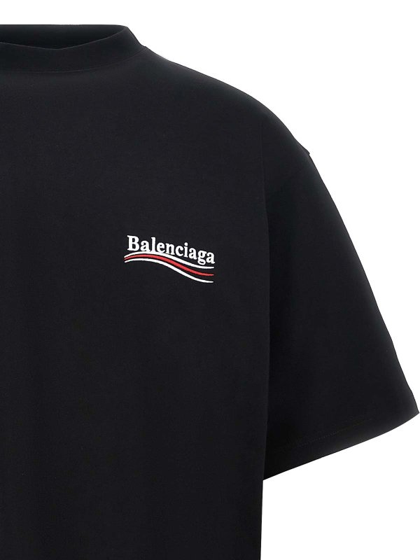 The Best Shops BALENCIAGA: T-shirts - T-Shirt - Weiß