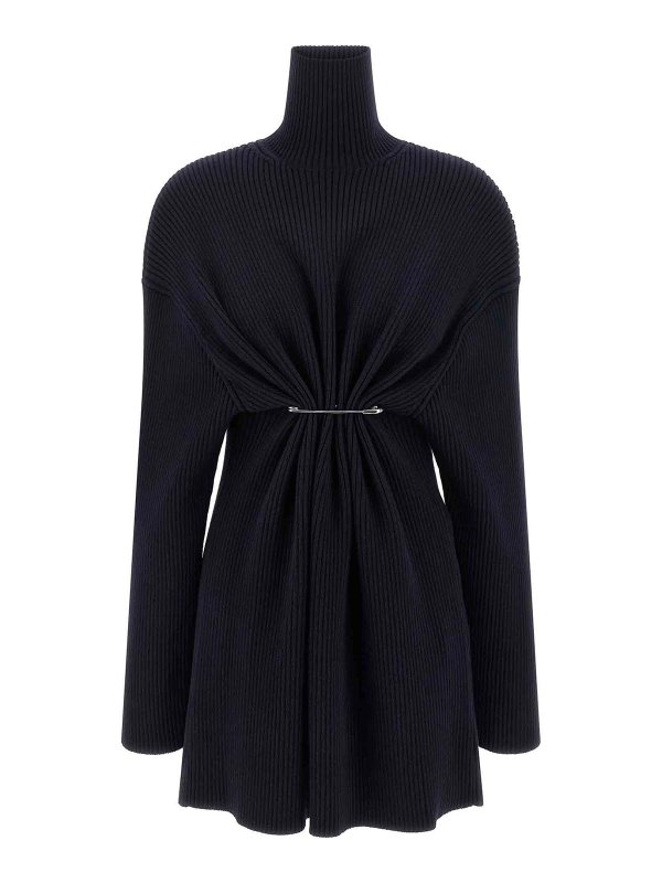 BALENCIAGA: knee length dresses - Pinched Dress