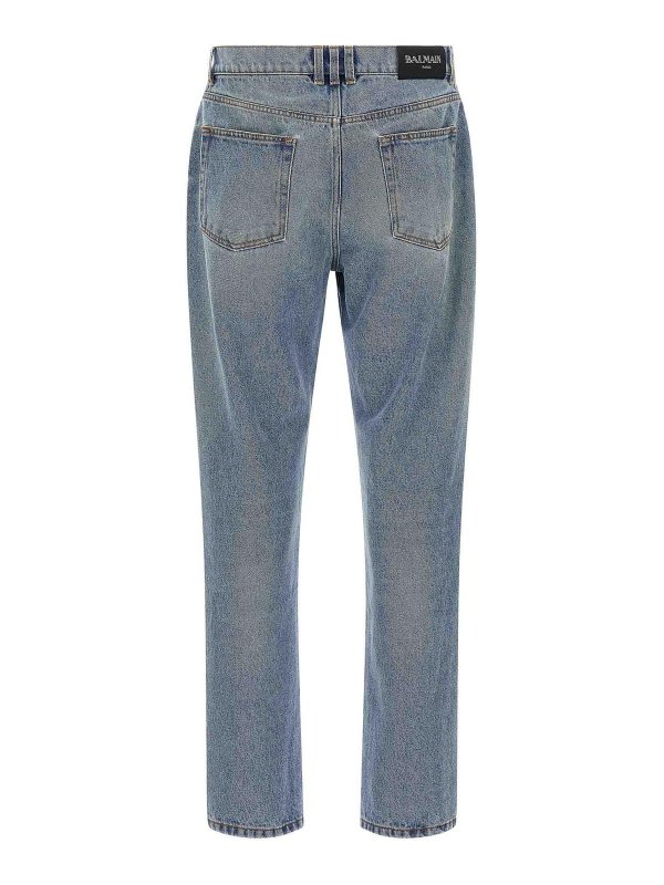 Balmain: jeans bootcut online - Jeans in denim