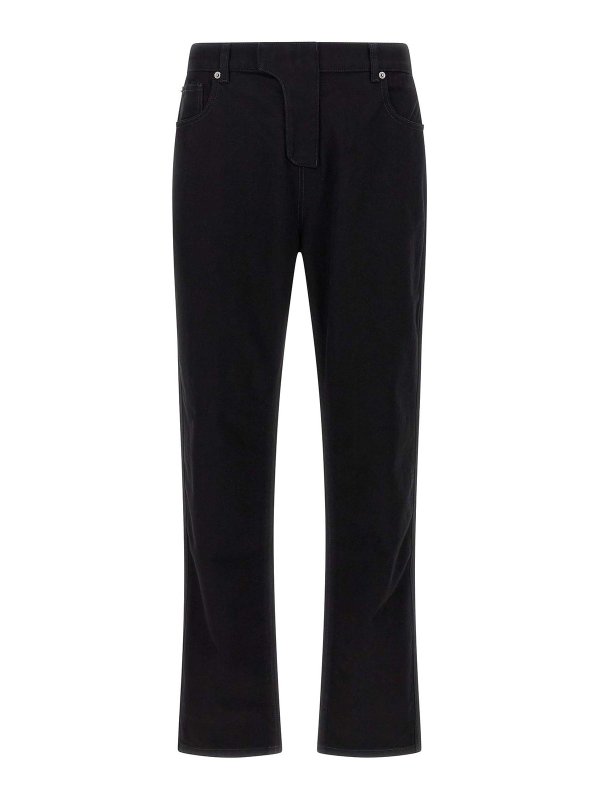 Balmain: Bootcut - Bootcut Jeans - Schwarz