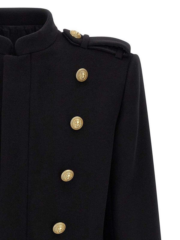 Removable Plastron Coat shop online: Balmain