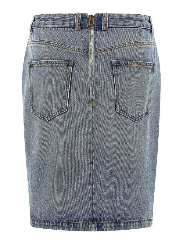 Balmain: ニーレングススカート＆ミディ丈 online - 膝丈/ミディスカート - ライトブルー