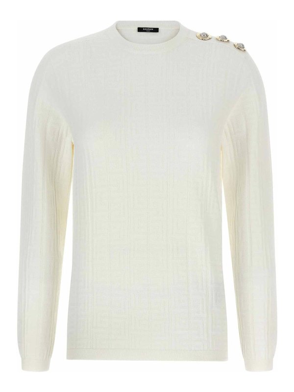 Balmain: トップス＆タンクトップ - トップ/タンクトップ - 白