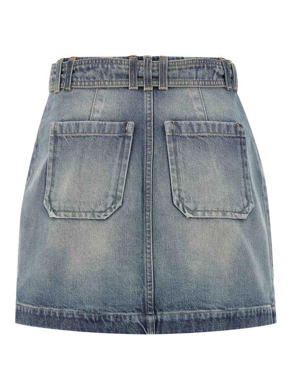 Balmain: gonne al ginocchio  e longuette online - Gonna da tasca da carico