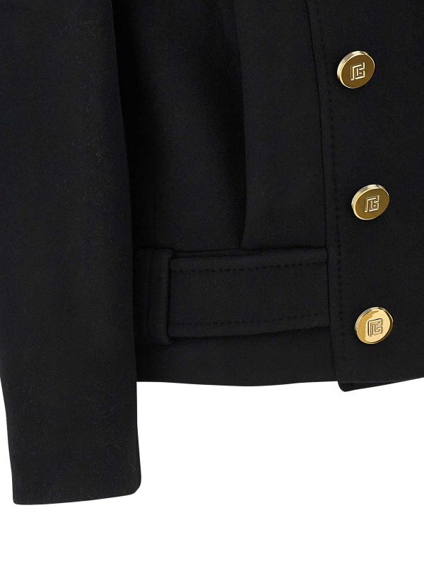 Double-Breasted Coat shop online: Balmain