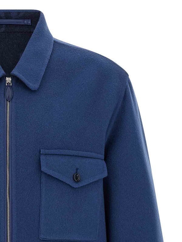 The Best Shops BERLUTI: blouses - Double Cloth Overshirt
