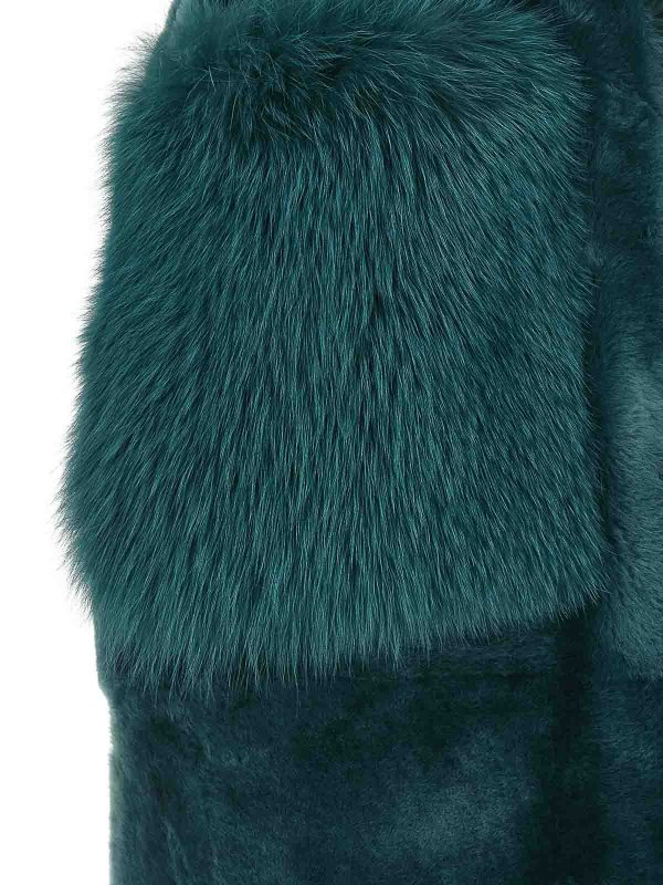 Merino Straight-Volpe Shadow Vest shop online: Blancha