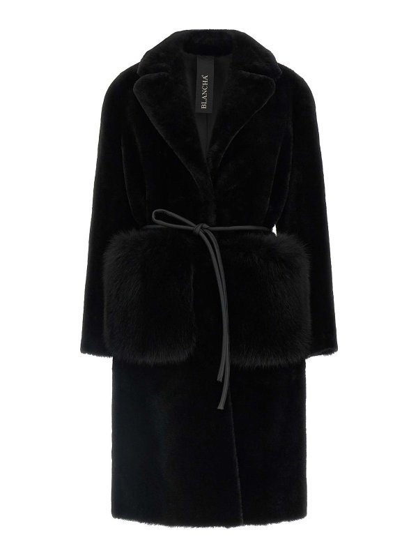 Blancha: ショートコート - ショートコート - 黒