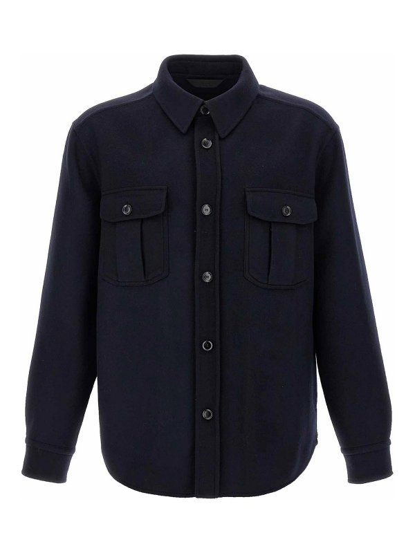 BRIONI: Casualjacken - Casualjacke - Blau