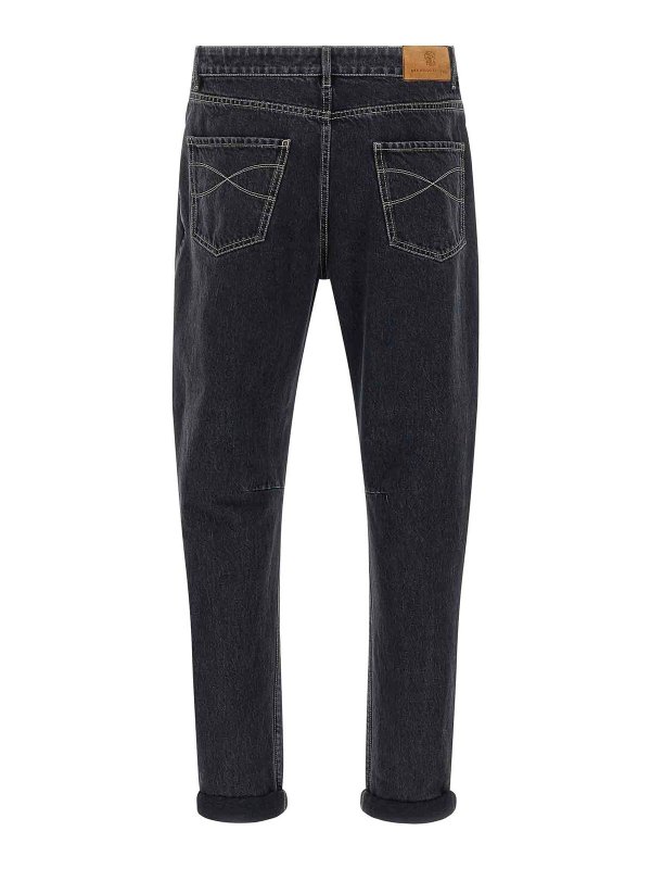 BRUNELLO CUCINELLI: ブーツカットジーンズ online - ブーツカットジーンズ - グレー