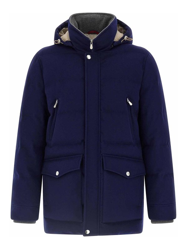 BRUNELLO CUCINELLI: casual jackets - Flannel Down Jacket