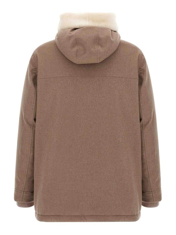 BRUNELLO CUCINELLI: casual jackets online - Flannel Down Jacket