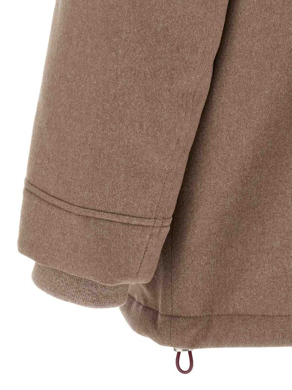 Flannel Down Jacket shop online: BRUNELLO CUCINELLI