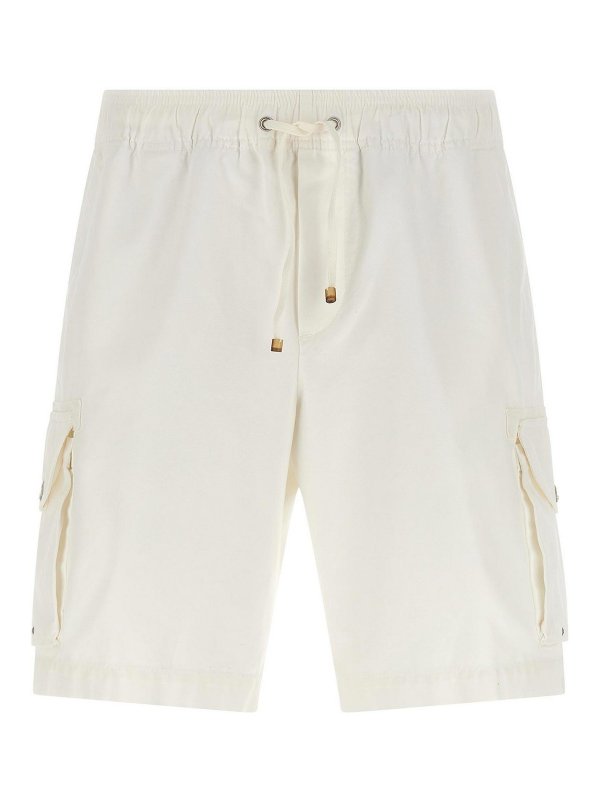 BRUNELLO CUCINELLI: casual trousers - Cargo Pocket Bermuda Shorts