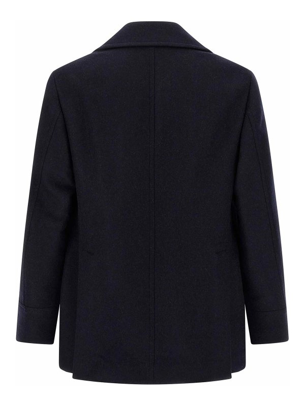 BRUNELLO CUCINELLI: short coats online - Double Flannel Caban