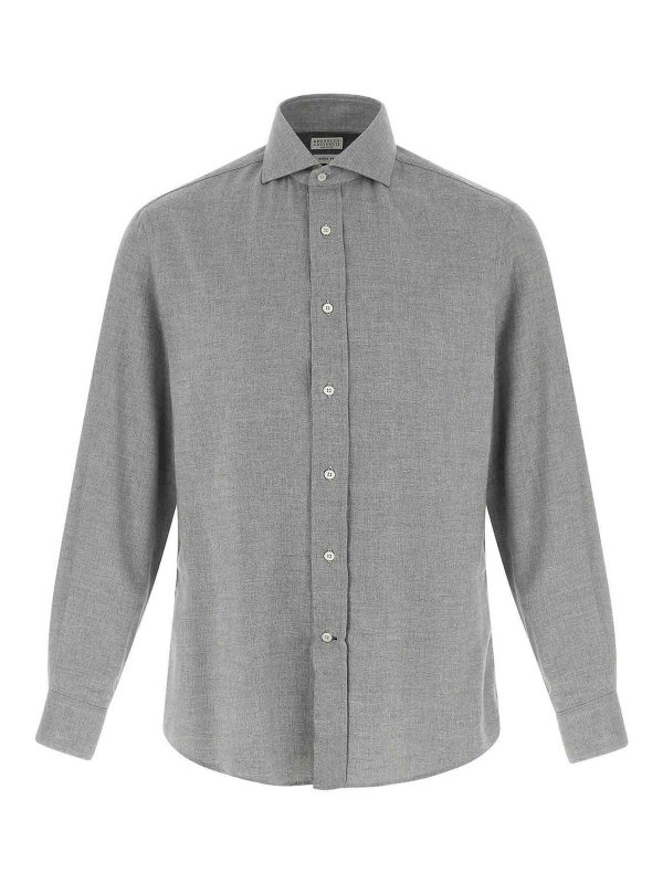 BRUNELLO CUCINELLI: shirts - Cotton Shirt