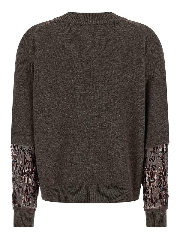 BRUNELLO CUCINELLI: Cárdigans online - Cárdigan - Marrón