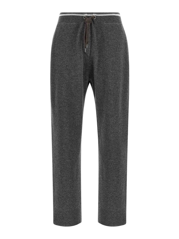 BRUNELLO CUCINELLI: casual trousers - English Ribbed Trousers