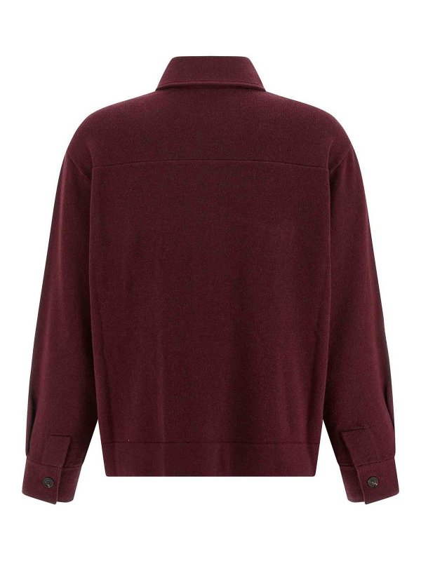 BRUNELLO CUCINELLI: シャツ online - シャツ - ダークレッド
