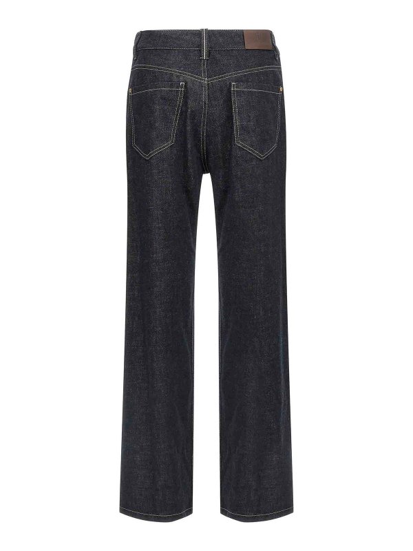 BRUNELLO CUCINELLI: Jeans évasés online - Jean Bootcut - Bleu