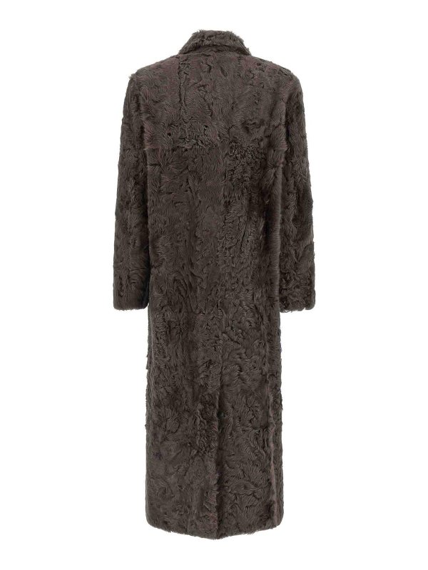 BRUNELLO CUCINELLI: short coats online - Wavy Shearling Coat