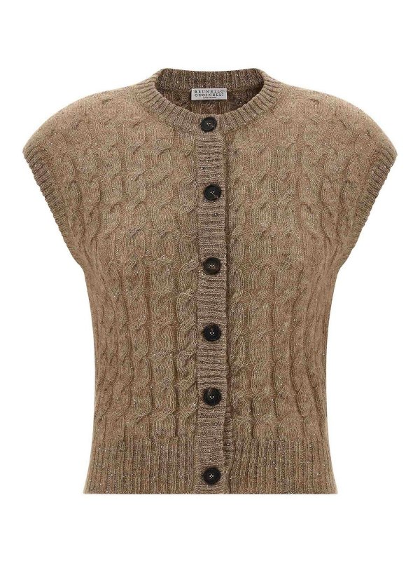 BRUNELLO CUCINELLI: vests - Knit Vest