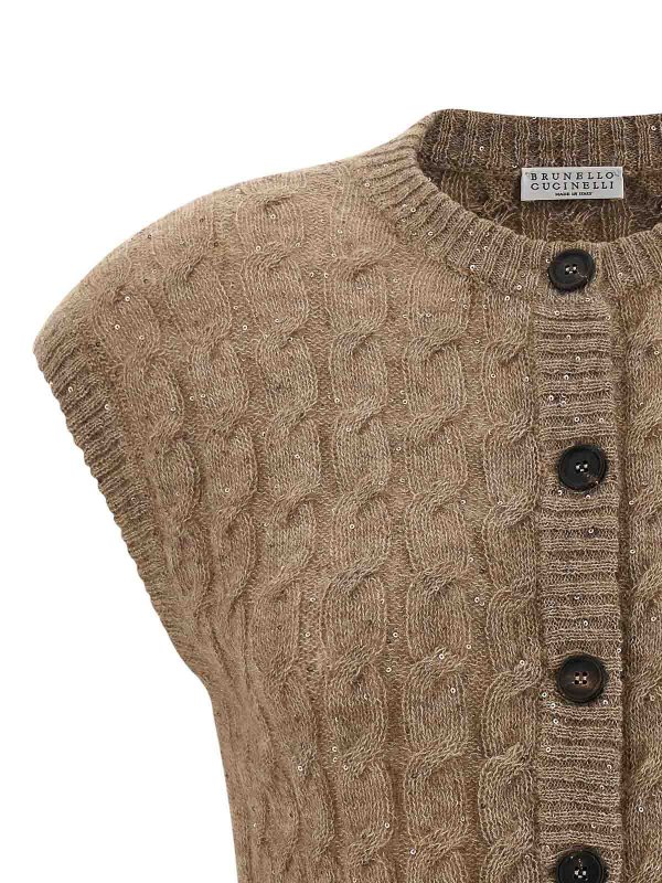 The Best Shops BRUNELLO CUCINELLI: vests - Knit Vest