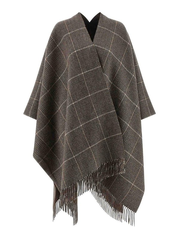 BRUNELLO CUCINELLI: Capes &  Ponchos - Cashmere Reversible Poncho
