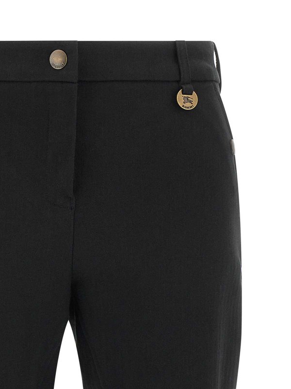 The Best Shops BURBERRY: カジュアルトラウザー - カジュアルパンツ - 黒