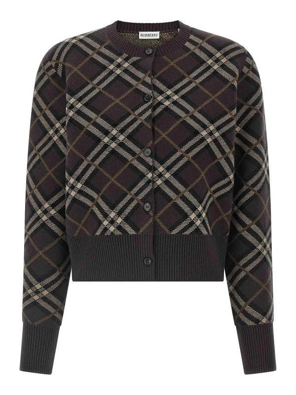 BURBERRY: cardigans - Georgette Cardigan