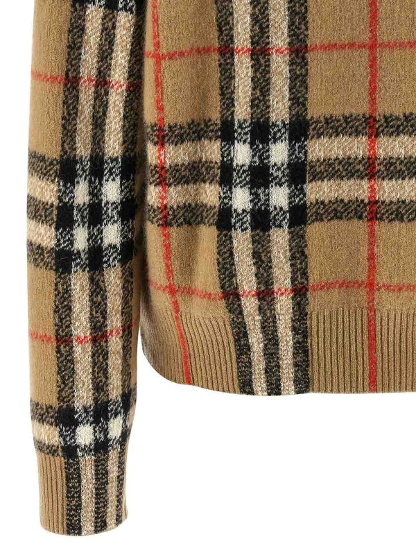 Rundhalspullover - Beige shop online: BURBERRY