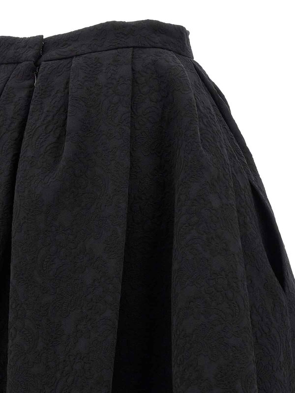 Jupe Midi - Noir shop online: CAROLINA HERRERA